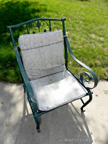 patio chair before