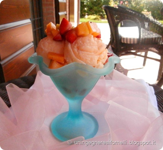 gelato melone senza panna gelatiera frutta yogurt sorbetto gelato melone senza panna gelatiera frutta yogurt sorbetto
