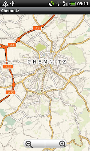 Chemnitz Street Map