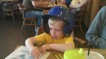 Johnny s bball helmet