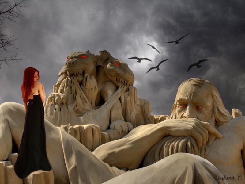 Girl On Ruins Of Agony, Magic Beauties 3