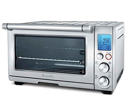 Breville also makes this Smart Oven (www.brevilleusa.com). I chose a toaster oven over a traditional toaster because I like to toast bagels and bake small batches of cookies. This oven does that and so much more. Breville also makes this Smart Oven (www.brevilleusa.com). I chose a toaster oven over a traditional toaster because I like to toast bagels and bake small batches of cookies. This oven does that and so much more.