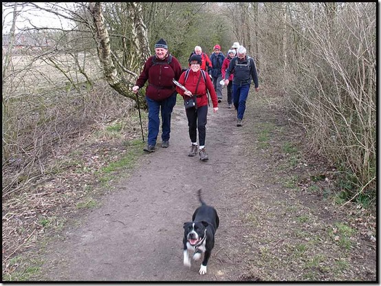 The disused railway line in Blackleach Country Park 0387track