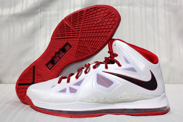 PE Spotlight  Nike LeBron X Miami Heat 8220Red Bottom8221 Home PEs
