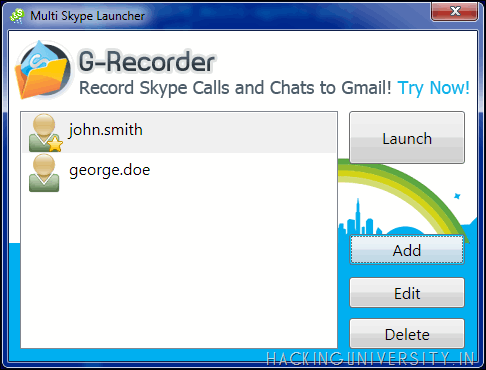 Login Multiple Skype Accounts Simultaneously 