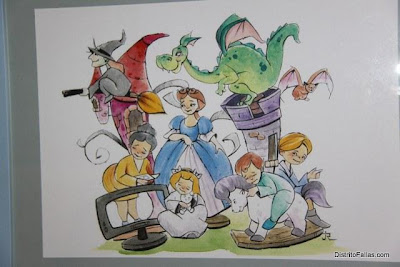 Falla Port Rotes infantil 2012 (esbós).<br /><br />
Secció 1a<br /><br />
Lema: Fades, dragons i l’encant de Port Rotes<br /><br />
Artista: Palacio i Serra