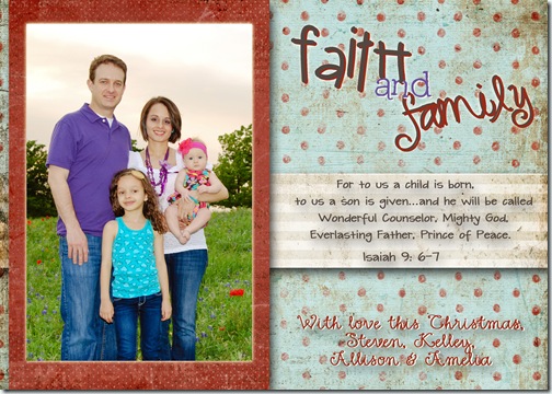 faith and family