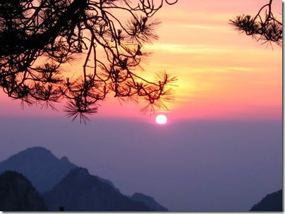 Mount Huang Shan sun rise 06