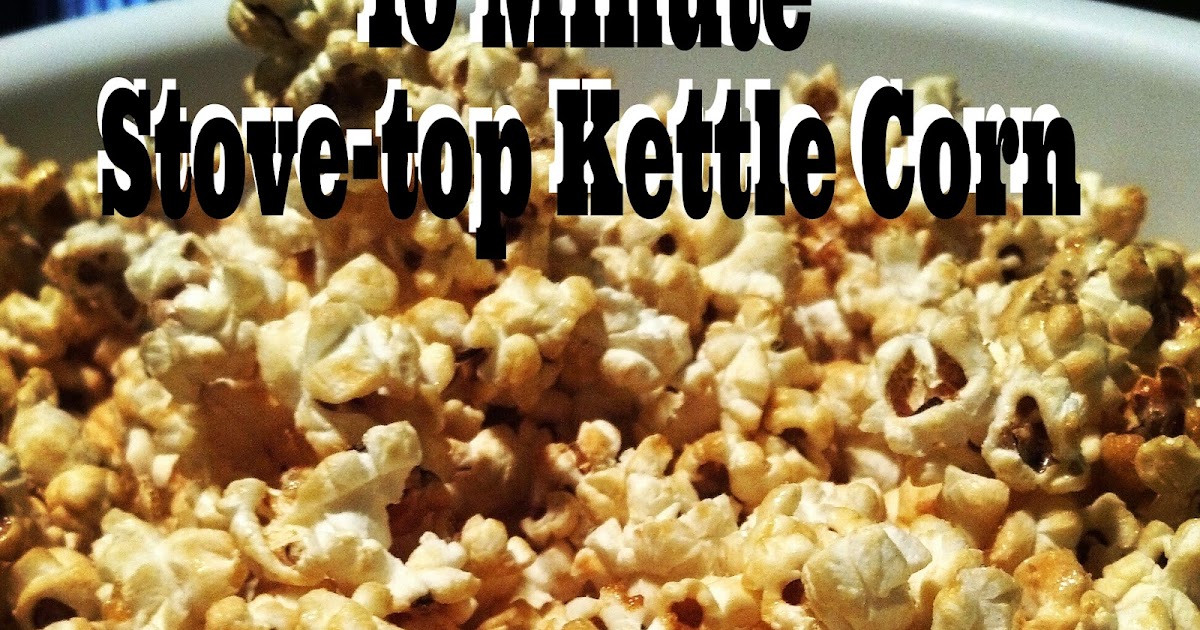 An Onion Exposed Kettle Corn (in 10 Minutes!)