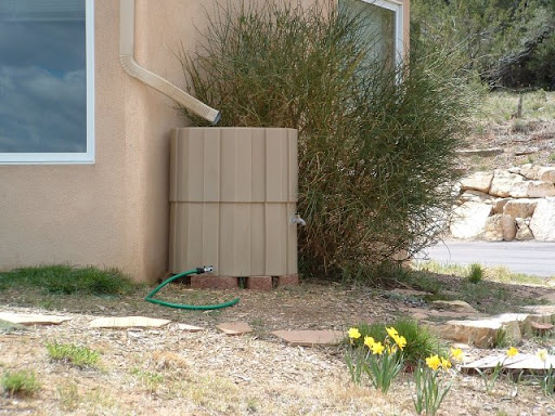 Durable Polyethylene molded into an octagon shape, these stackable barrels come with screens on top to keep out mosquitoes.