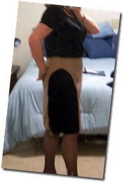 Butterick color blocked side view-blurry
