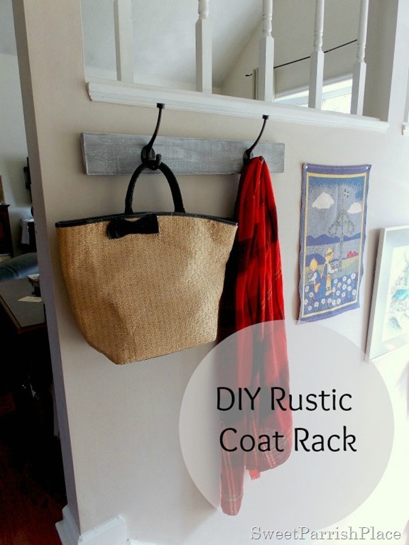 DIY coat rack pin