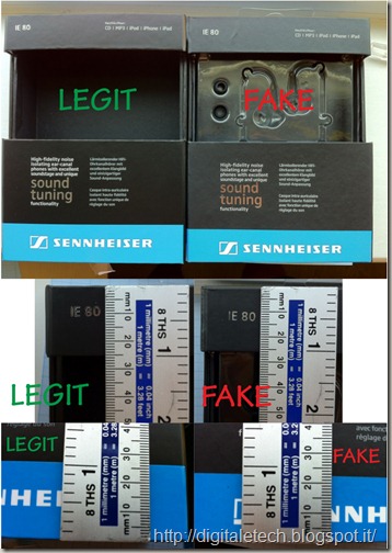 fake vs real sennheiser ie80 - fake vs real sennheiser ie80 -