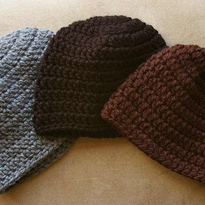 Crocheting the Day Away: Easy Peasy Woman s Winter Hat ...