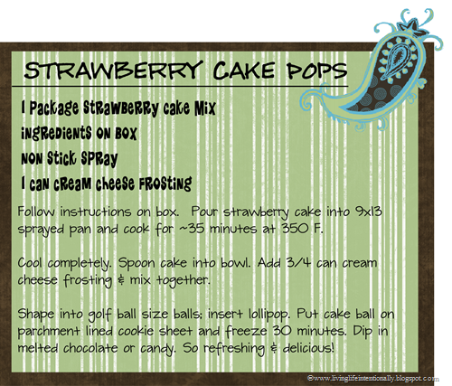 strawberry cake pops strawberry cake pops