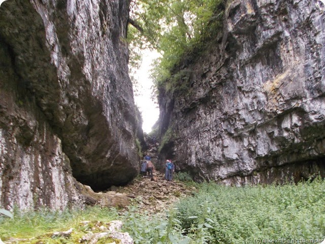trow gill - on the way up