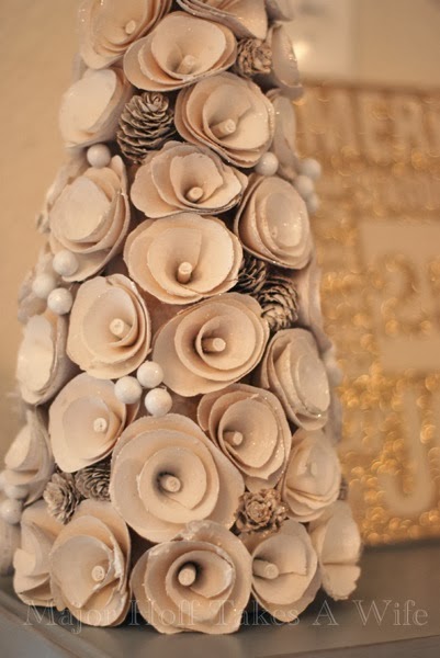 Target White Christmas Pinecone Rose Tree.jpg Target White Christmas Pinecone Rose Tree