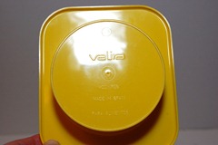 Valira condiment set, yellow imprint