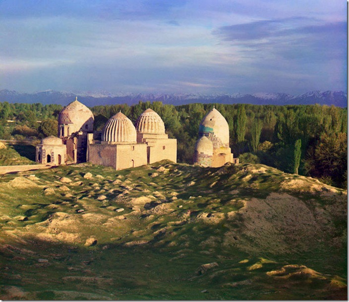 General-View-of-the-Shakh-i-Zinde-Mosque-1911 General-View-of-the-Shakh-i-Zinde-Mosque-1911