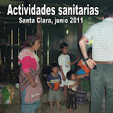 Actividades sanitarias en S. Clara. Junio 2011