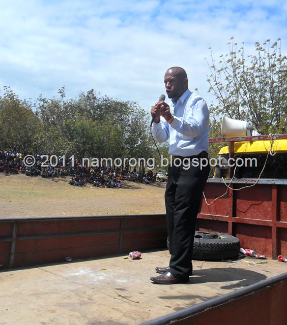 Activist Noel Anjo:  expected to lead a protest today