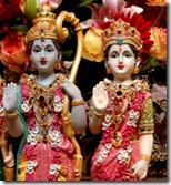 Sita and Rama in the temple