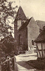 Klosterkirche (Rückansicht); aus J. Segelken "Heimatbuch", 1938