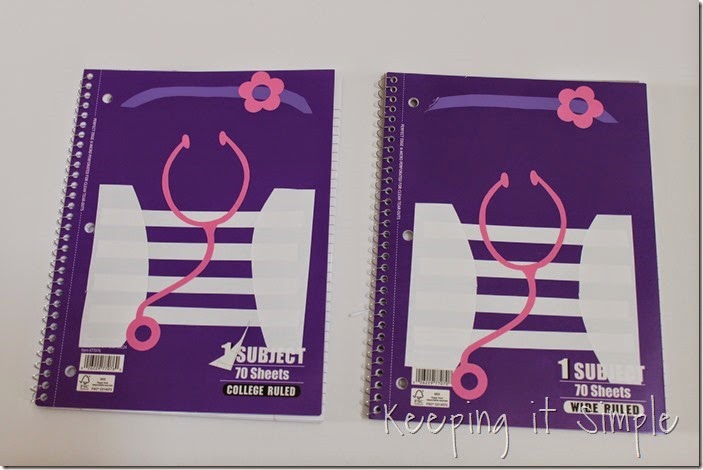 Disney themed notebooks (8)