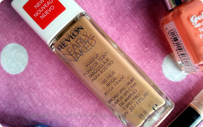 Revlon Nearly Naked foundation true beige