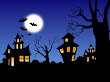 Bats And Moon
