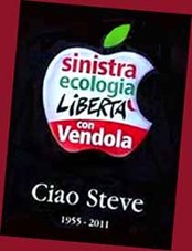Manifesto di SEL per scomparsa Jobs (Apple) Manifesto di SEL per scomparsa Jobs (Apple)