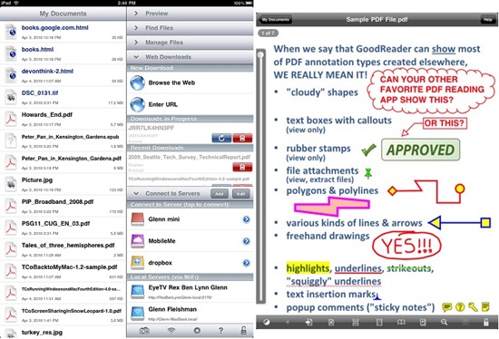 GoodReader for iPad3