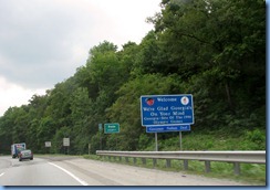 8561  I-24 East, Georgia Welcome sign