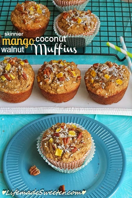 Skinnier Mango Coconut Walnut Muffins by Life made Sweeter.jpg
