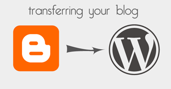 transfer blogger to wordpress