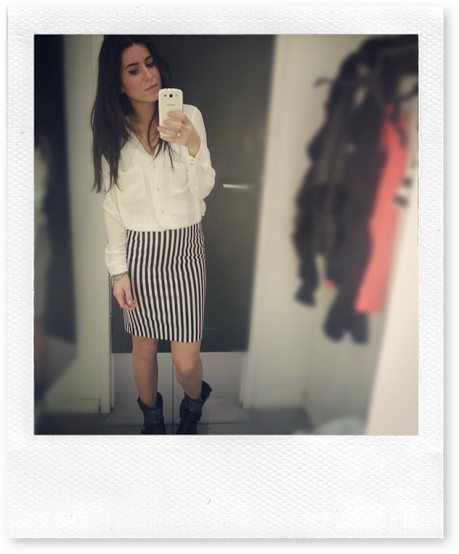 blousa and skirt H&M blousa and skirt H&M