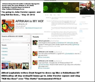 ANTI WHITE TWEET LUTHANDO_M AFRIKAH IS MY HOME