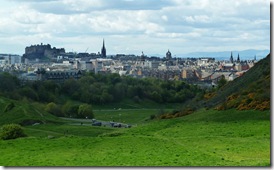 edinburgh from the queens park edinburgh from the queens park