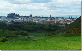 edinburgh from the queens park