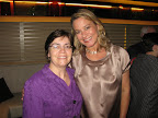 Our managing editor Talley Sue Hohlfeld with Claudia.