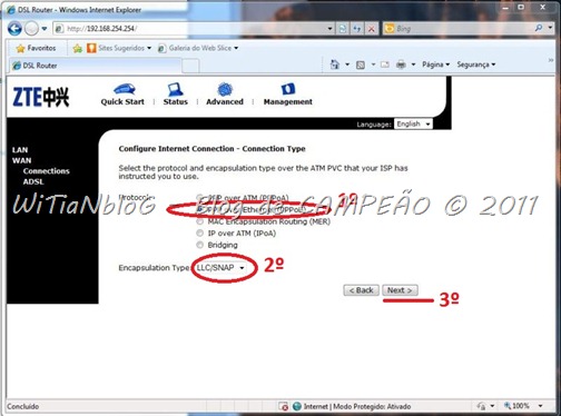 MODEM ZTE - ZXDSL ROTEAR E CONFIGURAR FACIL - 06