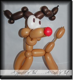 Rudolph the Red Nosed Reindeer {A Sprinkle of This . . . . A Dash of That}