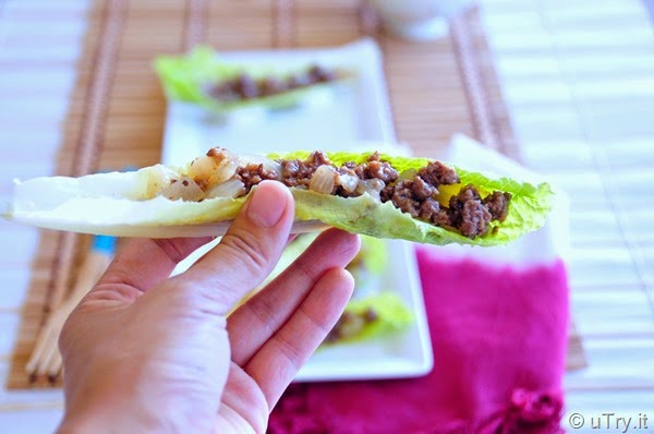 Minced Beef Lettuce Boats (免治牛肉生菜船)  http://uTry.it