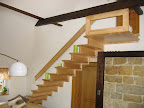 Faltwerktreppe in Birke