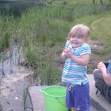 My niece, Cassie, fishing with her Daddy.