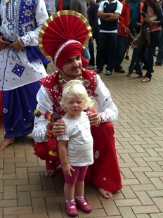 Bhangra dancer