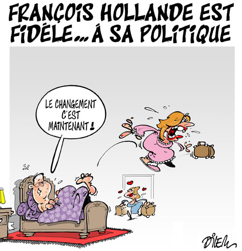 François Hollande est fidéle...à sa politique