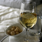 Champagne and macadamia nuts