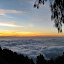 Sunset from the Raung campsite
