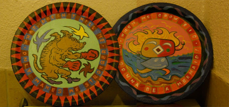 two-paper-mache-plates
